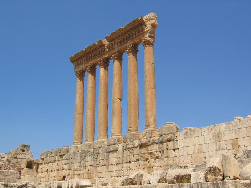 Baalbeck : Le temple de Jupiter Baalbeck : Le temple de Jupiter